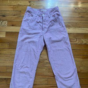 Pink Levi's Ribcage Straight Ankle
